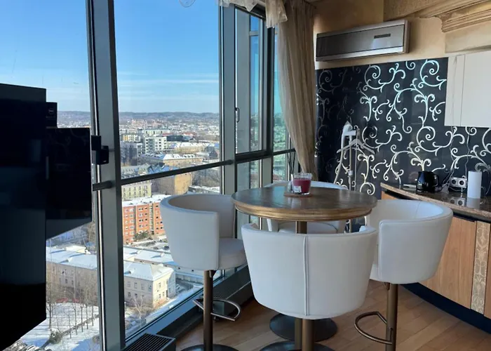 Apartamento Helios Extra In Skyscraper 20 Floor Vilna
