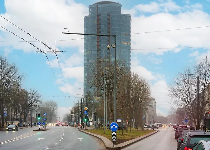 Apartamento Helios Extra In Skyscraper 20 Floor Vilna