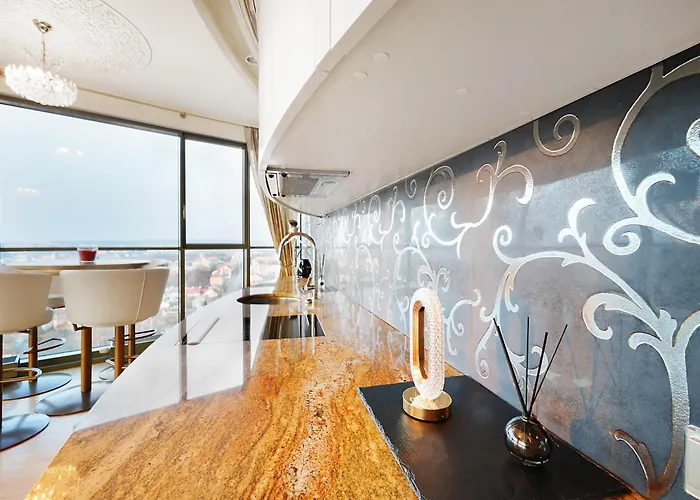 Apartamento Helios Extra In Skyscraper 20 Floor Vilna