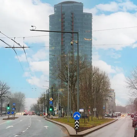 Appartamento Helios Extra In Skyscraper 20 Floor Vilnius